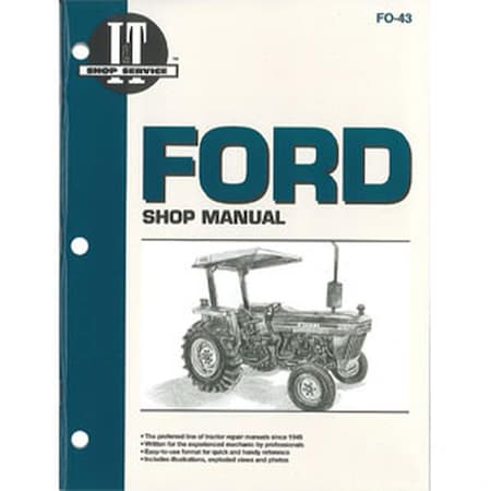 Aftermarket IAndT Shop Manual FO43 Fits Ford Tractor 2810 2910 3910 MAR60-0008